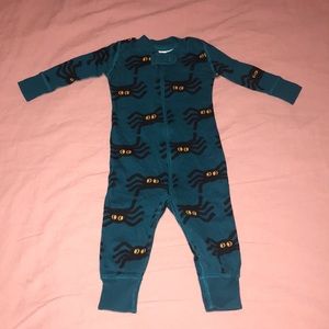 Hanna Andersson zip sleeper 3-6 month pajamas